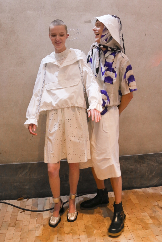 Henrik Vibskov Backstage SS24 in Copenhagen